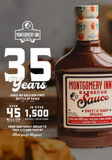 Montgomery Inn Barbecue Sauce (28oz) - 3 Pack | Sweet & Tangy Original