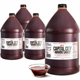Capital City Mambo Sauce Mild, Washington DC Wing Sauces, Perfect Condiment for Wings Chicken Pork Beef Seafood Burgers Rice or Noodles, 128oz (1