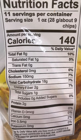 Old Florida Gourmet Original Tortilla Chips, 11 OZ - Pack of TWO (2) - Original Thin & Crispy Non-GMO Recipe