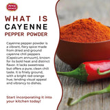 Spicy World Hot Cayenne Pepper Powder Bulk 5 LBS Jar - Red Ground Pepper 50,000 SHU Heat Unit - Gluten Free All Natural Red Pepper - For Commercial