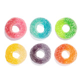 Albanese World's Best Sour Mini PuckeRings | 4.5lbs of Gummi Candy | 6 Super Sour Assorted Flavors, Gluten Free, Fat Free | Cherry, Pineapple & More |