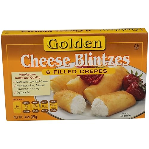 Golden, Cheese Blintzes, 13 oz (Frozen)