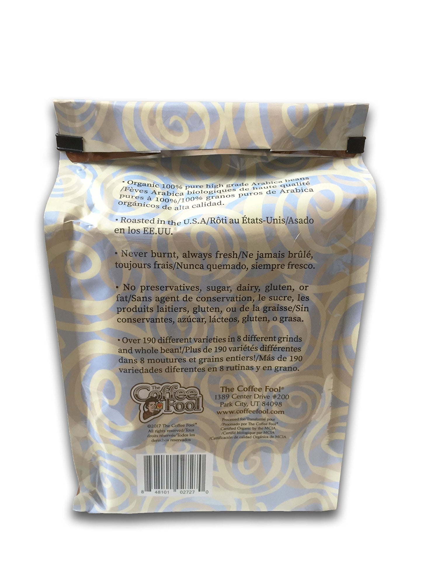 Coffee Fool’s Organic Fair Trade House French, 2 Pound (Coarse Grind)