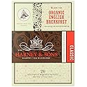 Harney & Sons Organic English Breakfast | 20 Wrapped Sachets, 20 Count Pack of 6, 100% Pure Black Tea