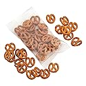 24 oz. Bulk 48 Piece Clear Salted Pretzel Knot Twists Fun Packs