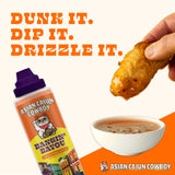 Asian Cajun Cowboy Bangin’ Bayou Dipping Sauce for Meat, Snacks & Dips - 2 Pack