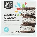 365 by Whole Foods Market Cookies & Cream Ice Cream Sandwiches, 17 FZ