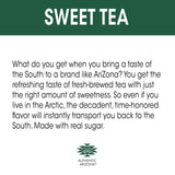 AriZona Sweet Tea Premium Brewed Southern Style, 20 Fl Oz, Pack of 24