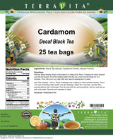 Cardamom Decaf Black Tea (25 tea bags, ZIN: 530010)