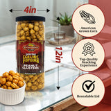 Stonehedge Farms Gourmet Peanut Caramel Popcorn Clusters | 20 oz Reclosable Container | Mix Of Carmel Pop Corn, Peanuts, and Butter Toffee | Holiday