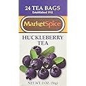 Marketspice Huckleberry Tea Bags, 2 Ounce