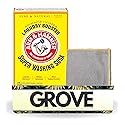 Detergent Booster and Household Cleaner Powder 55 oz Bundle with Microfiber Cloth - Enhances Laundry Detergent Power - Cleans Bathtubs, Microwaves
