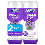 Swiffer Power Mop Refill Solution, Floor Cleaner for Mopping Tile, Vinyl, Laminate, Wood in Home, Bathroom, Kitchen, All Purpose Multi-Surface
