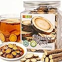 8oz Licorice Root Slices (Gan Cao) - Cut & Sifted, 100% Tea -, Reusable resealable jar