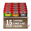 Jack Link's Beef Jerky Bold Variety Pack - Includes Sweet & Hot, Jalapeno and Peppered Jerky, Bulk Protein Snack Pack, Good Source of Protein, Meat