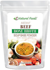 Instant Bone Broth Soup Powder - Rich Umami Flavor packed with Collagen, Keto and Paleo Friendly - 1 lb
