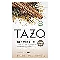 Tazo Organic Chai For a Warm Spiced Chai Black Tea Moderately Caffeinated Tea 20 Tea Bags