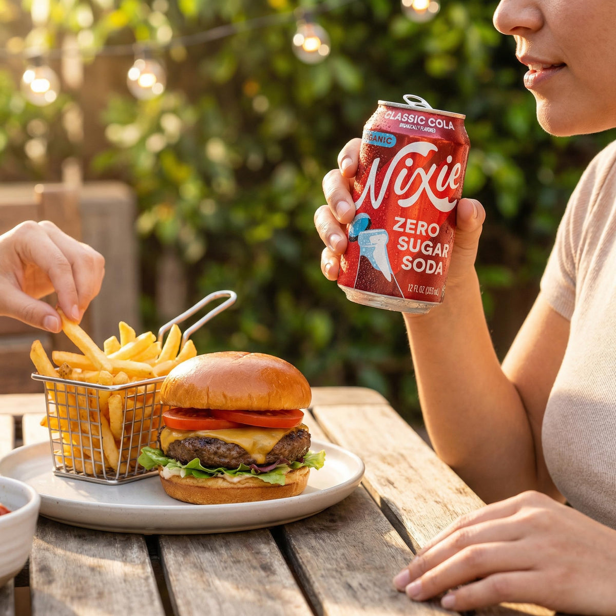 Nixie Soda Zero Sugar Cola Organic 12 fl oz - Zero Sugar Drink - Cola Flavor Beverage - Soft Drink Style Taste