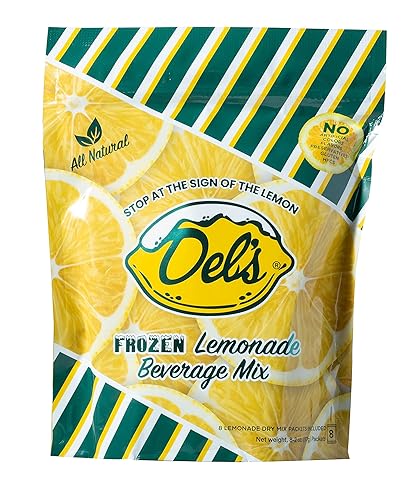 Del's Lemonade All Natural Frozen Lemonade 8 Packet Pouch