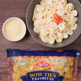 La Fe Bow Ties Parajitas Pasta 16oz - 3 Pack - Unenriched Semolina Wheat Italian Farfalle Pasta - Cholesterol & Sodium Free