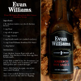 Evan Williams Bourbon Hot Sauce - Aged Cayenne Pepper & Butter Blend with a Splash of Bourbon - Spicy Gourmet Sauce for Wings, Grilling, and Dipping