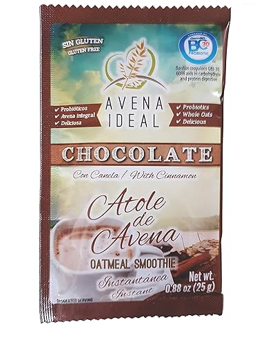 Avena Ideal Oatmeal Smoothie, Chocolate With Cinnamon, Gluten Free Oats, Vegan, 12 count