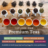 Young Mountain Tea Indian Breakfast Tea Bags, A Tribute to Indian Farmers with Organic Assam Black Tea & Organic Kumaon Black Tea Blended for a