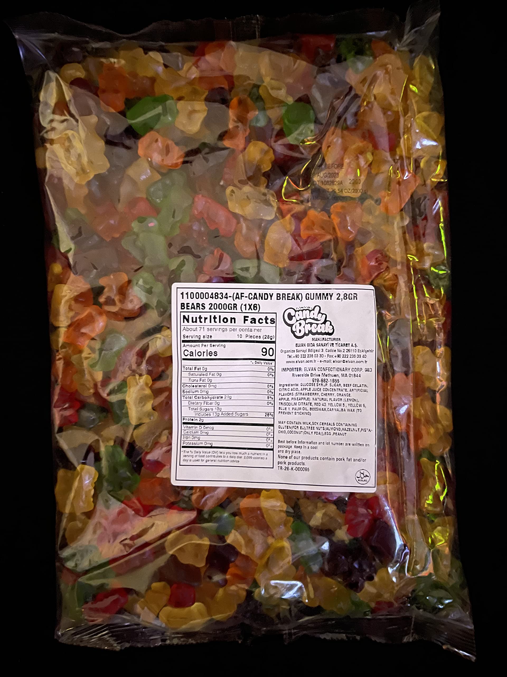 Gummy Candy (Gummy Bears, 4.4 LBS)