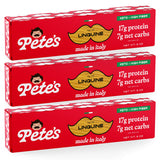Low Carb, Protein Pasta | Linguine with 17g Protein, 7g Carbs | Healthy, Keto Pasta Made in Italy | 3-Pack, 8oz - Pete’s Pasta