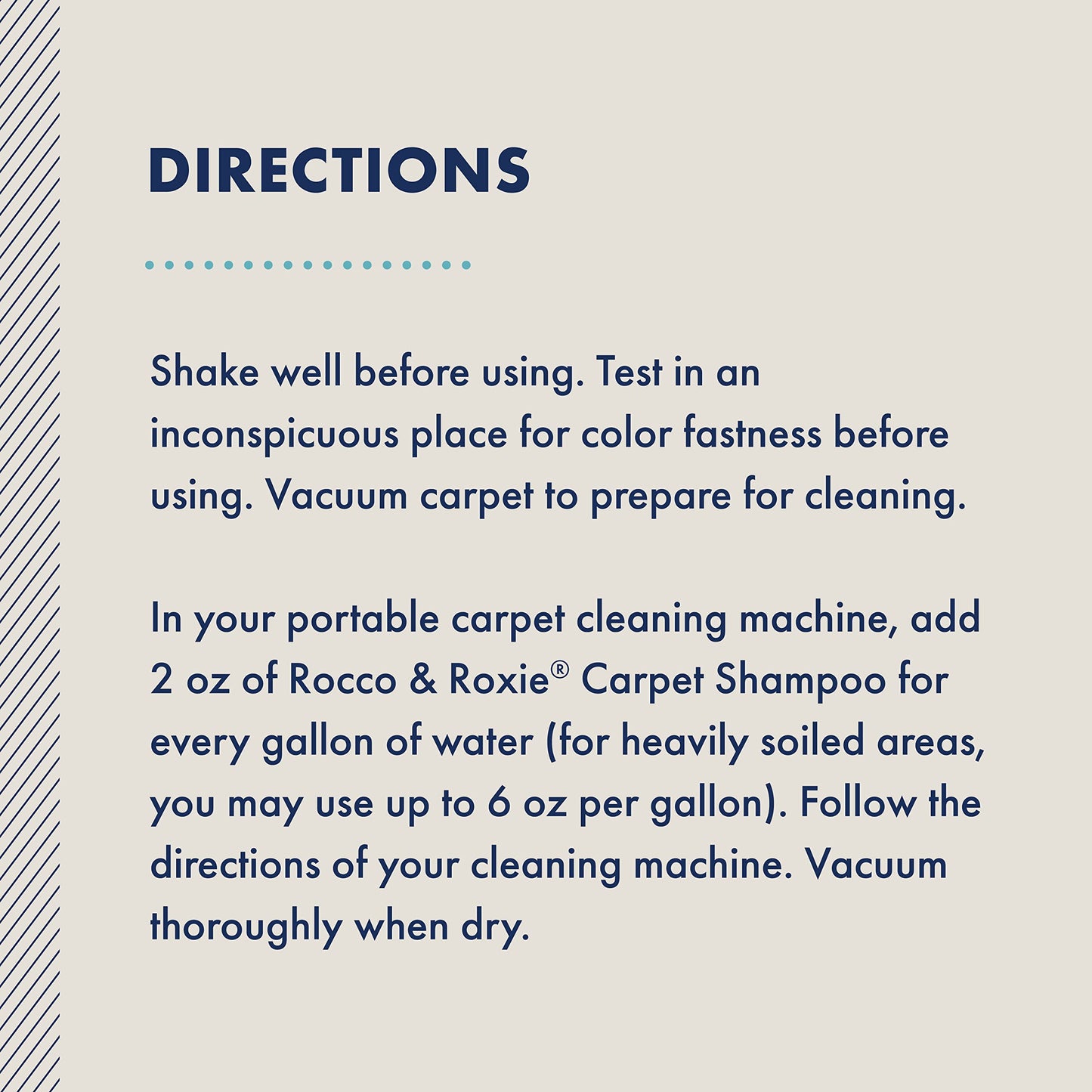 Rocco & Roxie Carpet Cleaner Solution for Pets - Pet Stain Remover, Use In Any Carpet Shampooer Machine - Deep Cleaning For Everyday Dog Odor On