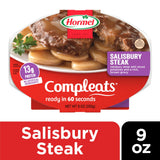 HORMEL COMPLEATS Salisbury Steak Microwave Tray, 9 oz. (6 Pack)