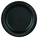 Dart 9PBQR 9 in Black Laminated Foam Plate (Case of 500)