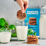 Maxine's Heavenly Crispy Chocolate Chip Cookies | Low Carb, Low Sugar, Vegan Snacks, Plant Based Snack, Kosher, Gluten Free Snack - Healthy Snacks | 2