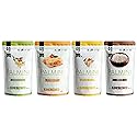 NEW !! Palmini Pouch VARIETY PACK | Linguine | Angel Hair | Lasagna | Rice | 4g of Carbs | As Seen On Shark Tank | Gluten Free (12 Ounce (Pack of 4))
