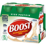 BOOST High Protein Balanced Nutritional Drink, Very Vanilla, 8 Ounce Bottle (Pack of 24)