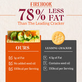 Firehook Everything Like the Bagel Crackers - Artisan Baked, Uniquely Crunchy, Inspired by Classic Bagel Seasoning - Organic, Non-GMO, Kosher- 8 oz