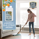 ProCare Citrus Floor Cleaner Concentrate (Made in USA) | Streak-free Cleaner for Vinyl, Wood, Tile, Stone & Laminate Floor Cleaner For Mopping