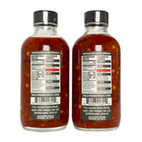 Hell Fire Detroit Cherry Bomb Hot Sauce (Medium), Crafted with Fresh, Fire-Roasted Cherry Bomb Chile Peppers, All-Natural, Vegan, Gluten-Free, Low