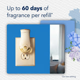 Glade PlugIns Refills Air Freshener Starter Kit, Clean Linen, Scented and Essential Oils for Home and Bathroom, 0.67 Fl Oz, 1 Warmer + 1 Refill