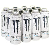Monster Energy 24 ounce cans with Resealable Lids (Zero Ultra, 12 Cans)