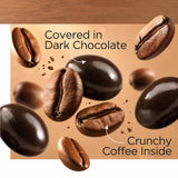 Dark Chocolate Covered Espresso Beans | 15 Ounce Bag | Coffee Candy Snack | Crunchy Roasted Coffee Beans in Rich Dark Chocolate for Snacking & Gifting