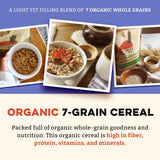Sunrise Flour Mill USDA Organic Heritage 7-Grain Hot Cereal Mix - 32 oz | Great Source of Fiber and Nutrients | Sugar Free with No Additives | 5 Grams