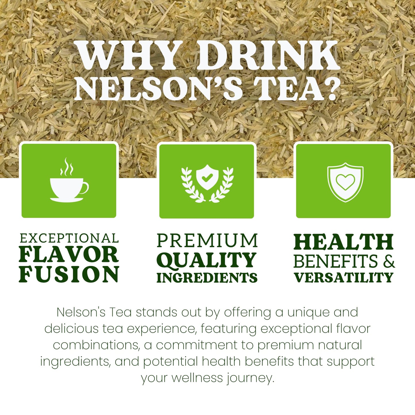 Nelson's Tea Oatstraw - Cut & Sifted Avena Sativa - Nourishing Herbal Infusion for Relaxation & Well-Being - Rich in Nutritional Properties, Perfect