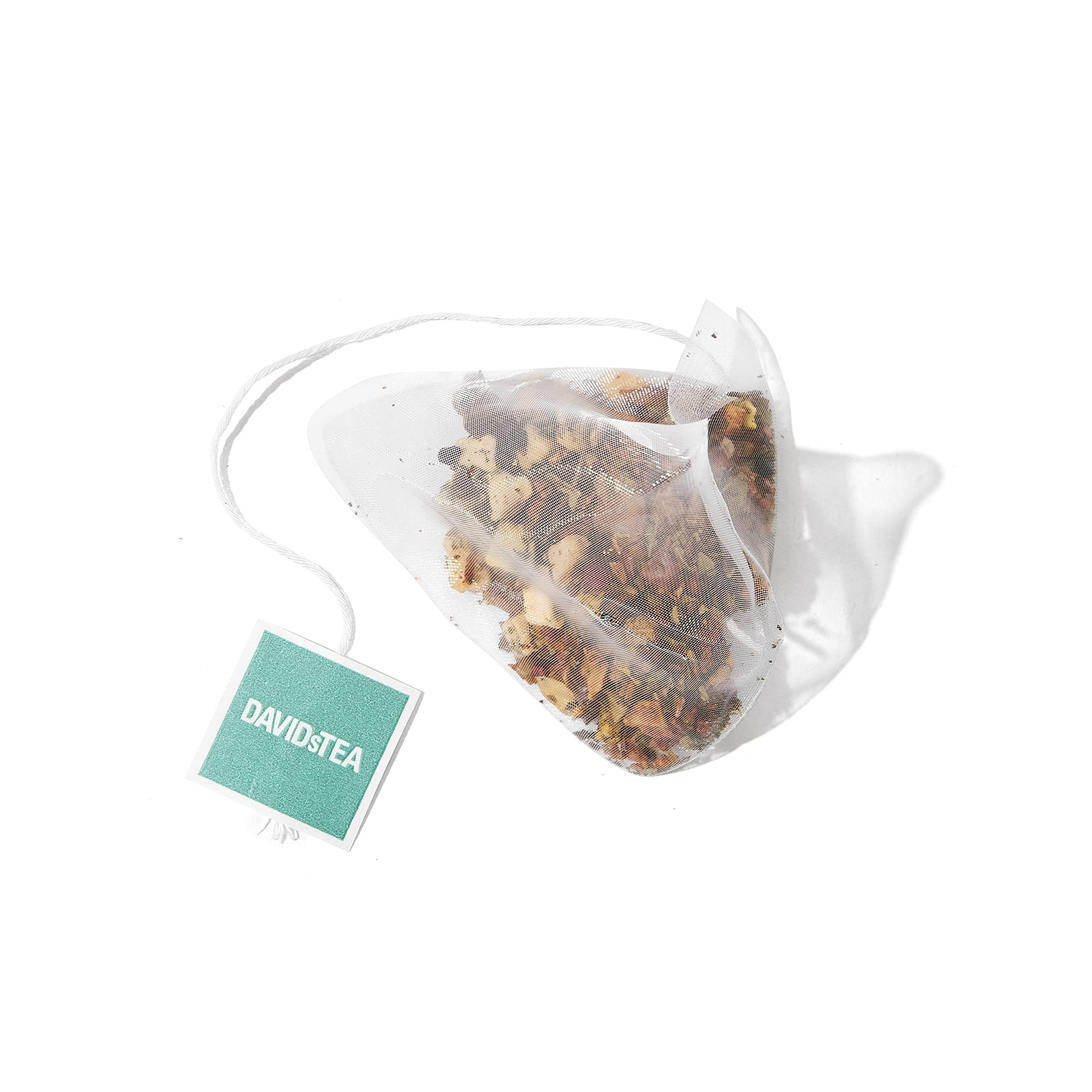 DAVIDsTEA Just Peachy Tea Bags, Premium Herbal Tea with Peach and Apple, Fruity Iced Tea, 75 Tea Sachets Total