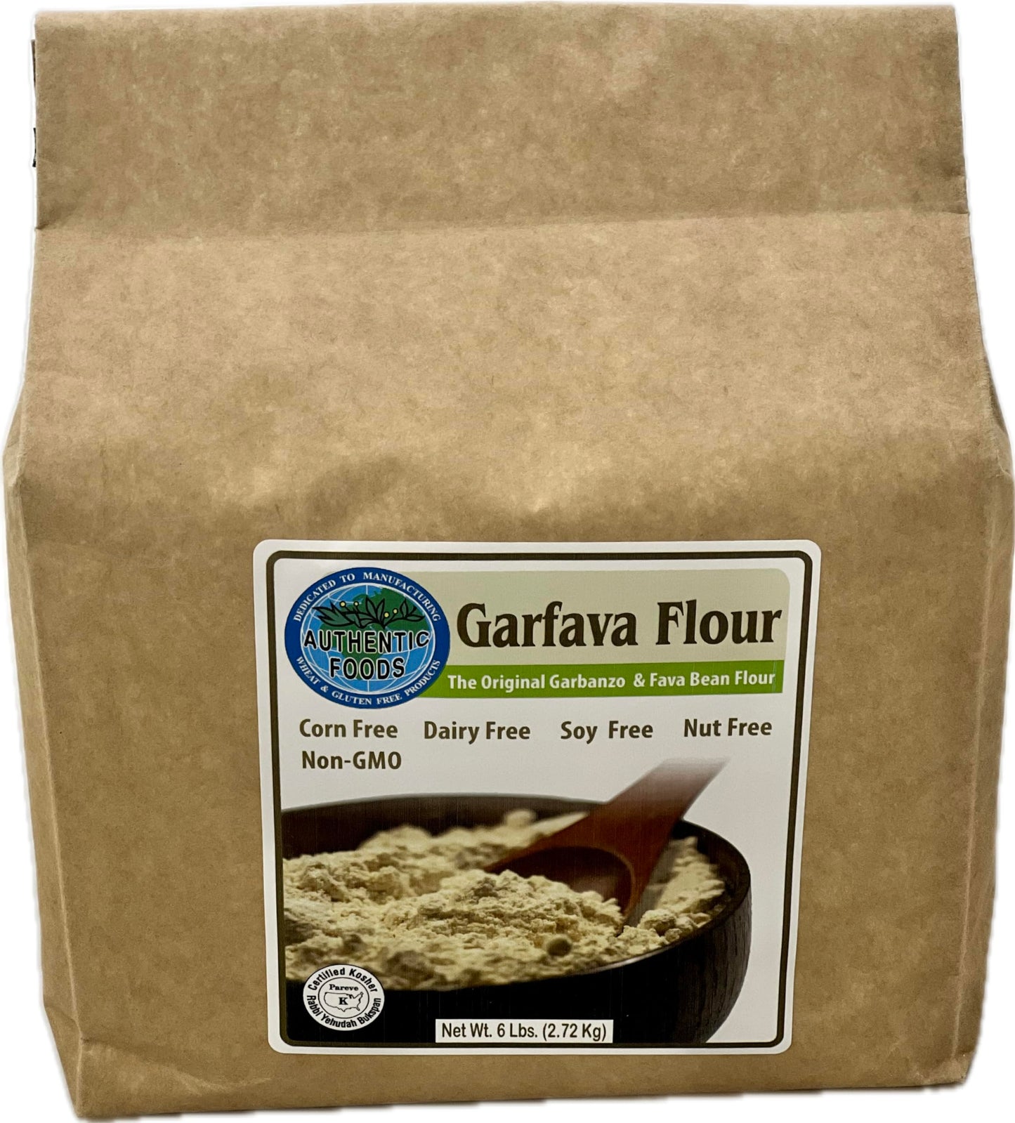Authentic Foods Garfava Flour - 6 lb