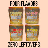 Croix Valley Wing & BBQ Booster™ Seasoning Variety Pack - 4 Pack (7 oz Foil Pouches) - Garlic Parmesan, Mango Habanero, Hickory BBQ & Teriyaki Wing