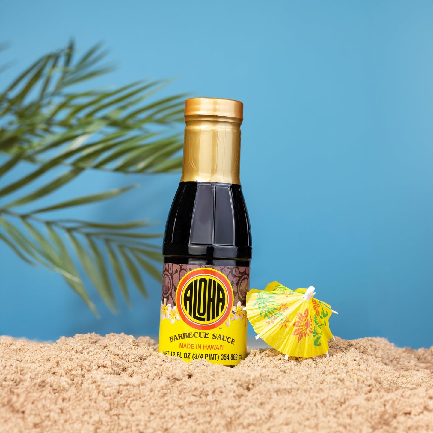 Aloha Shoyu - Hawaiian Style Barbecue Sauce - Zesty and Sweet Taste - Made in Hawaii - 12 oz. Bottle