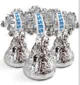 Kissess Milk Chocolate Candy | Individually Wrapped Christmas Candy Treats | Hershys Kissess Bulk Candy | (3 - LBS, Original)