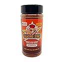 Blazing Star Scorpion Rub - Extra Spicy BBQ Rub with Trinidad Scorpion Peppers - Bold Seasoning for Ribs, Wings, Chicken, Pork, and Beef - Veteran