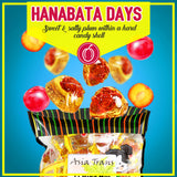 Asia Trans Golden Plum Crack Seed Drops - Hawaiian Favorite Sweet, Sour & Salty Dried Asian Plum Hard Candy